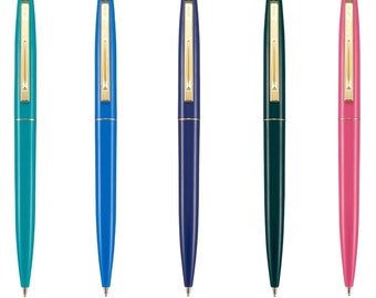 Bic Clic GOLD 0.5mm Ballpoint Pen With Black Ink Made in Bic Clic GOLD 0.5mm Ballpoint Pen With Black Ink Made in