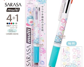 Zebra SARASA Multi 4+1 5-way Ballpoint Pen Clip Gel Pen