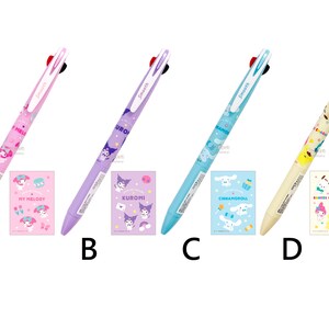 Tekens 2-weg gladde, sneldrogende balpen Gelpen Japan Animatie Anime Kawaii Comic Leuke cartoon