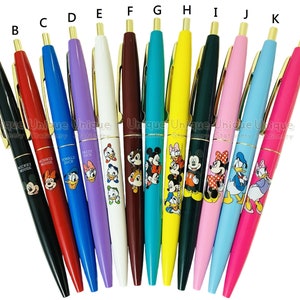 Penna a sfera Bic Clic GOLD 0,5 mm Disney Topolino Minnie Mouse Paperino Paperina Qui Quo Qua Paperino Cip & Ciop
