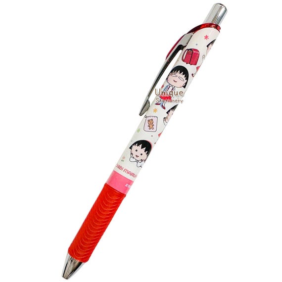 Limited Pentel Energel 0.5mm Black Ink Gel Pen Chibi Maruko Chan