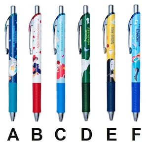 Pentel Energel 0,7 mm Caneta de tinta preta Gen Studio Ghibli Totoro Jiji Kiki's Delivery Service Princesa Mononoke A Viagem de Chihiro Howl Japan
