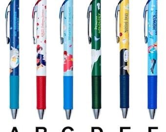 Bolígrafo Pentel Energel de 0,7 mm de tinta negra Gen Pen Studio Ghibli Totoro Jiji El servicio de entregas de Kiki La princesa Mononoke El viaje de Chihiro Howl Japón