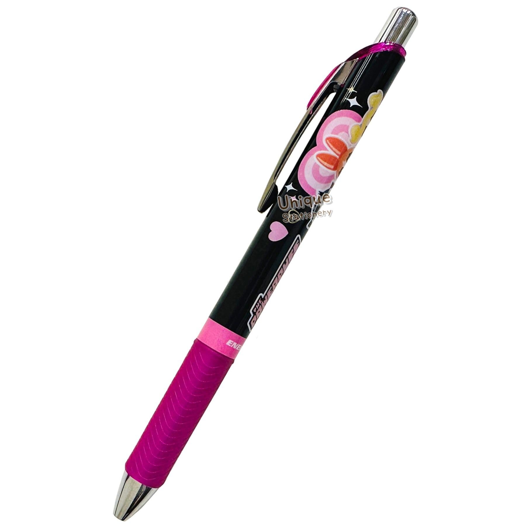 ぺんてる エナージェル 0.5mm ブラックインク ゲルペン パワーパフ