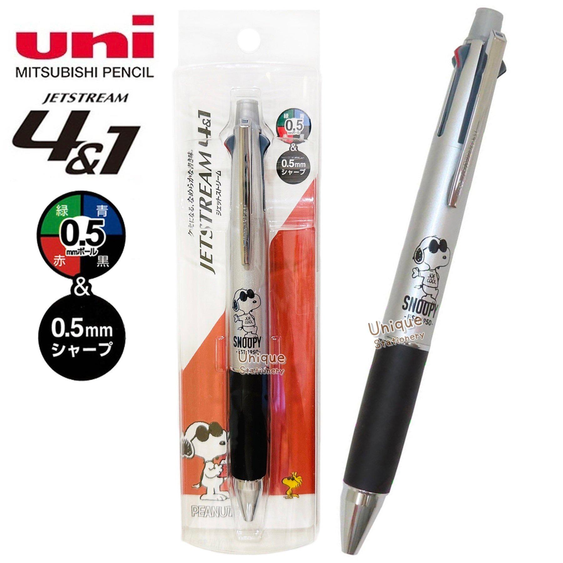 Uni Jetstream 4&1 5-way Multi Pen 4-color Ballpoint Pen Mechanical