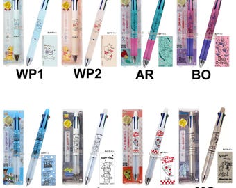 Pilot Dr. Grip 4+1 5-way Multi Pen 4-Color Ballpoint Pen Mechanical pencil Aliens Toy Story Monsters Winnie the Pooh Ariel Princess Japan