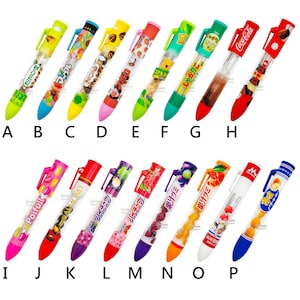 meiji snacks Japan Moving Charm Mascot Ballpoint Pen APOLLO Chocolate Strawberry Marble Straw Mushroom Bamboo Shoots Coca cola Koala's March