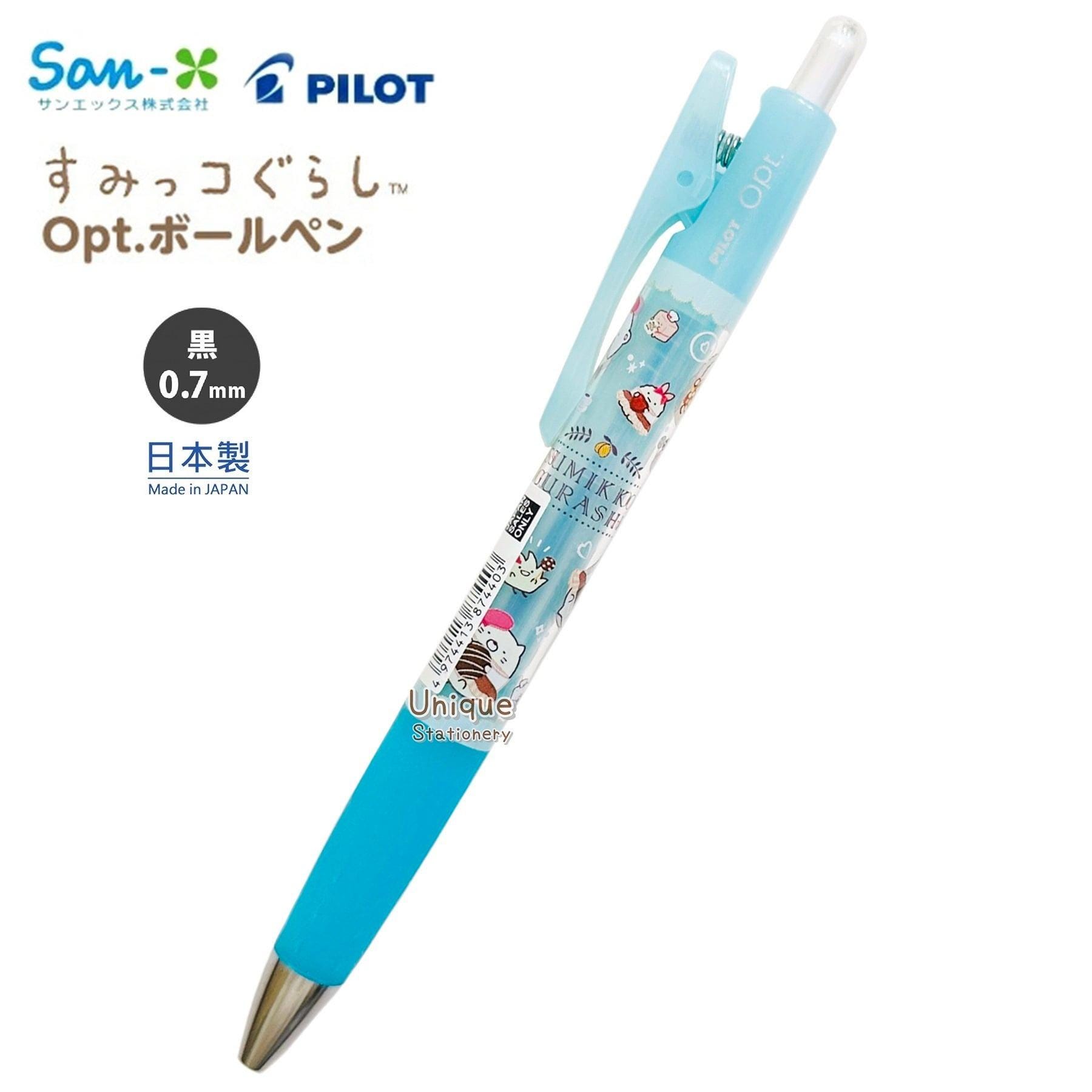 Pilot Opt. 0.7mm Black Ink Ballpoint Pen San-x Sumikko Gurashi