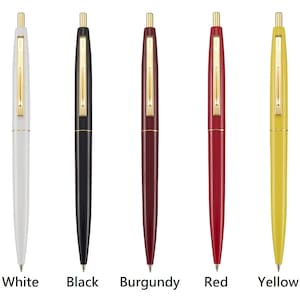 Bic Clic GOLD 0.5mm Ballpoint Pen with Black Ink Made in Japan Designed in France image 2