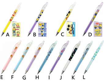 Pilot AirBlanc 0.3mm Mechanical Pencil San-X Rilakkuma Korilakkuma Kiiroitori Minions Shark Ghost Dinosaur Penguin Panda Cat Dog Japan