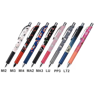 Pentel Energel 0.5mm Black Ink Gel Pen Disney Store Limited Alice Lucifer Cat Mickey Mouse Minnie Mouse Marie Japan