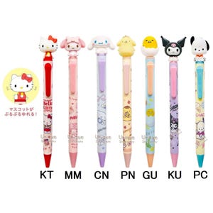 Characters Bubble Head Mascot Ballpoint Pen Japan Animation Anime Kawaii Comic Cute Cartoon Bubblehead