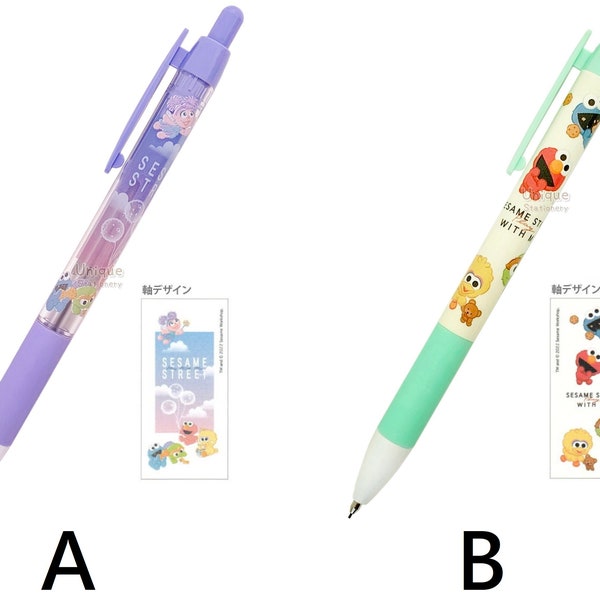 0.5mm Mechanical Pencil Sesame Street Elmo Big Bird Oscar Abby Cadabby Cookie Monster Made in Japan