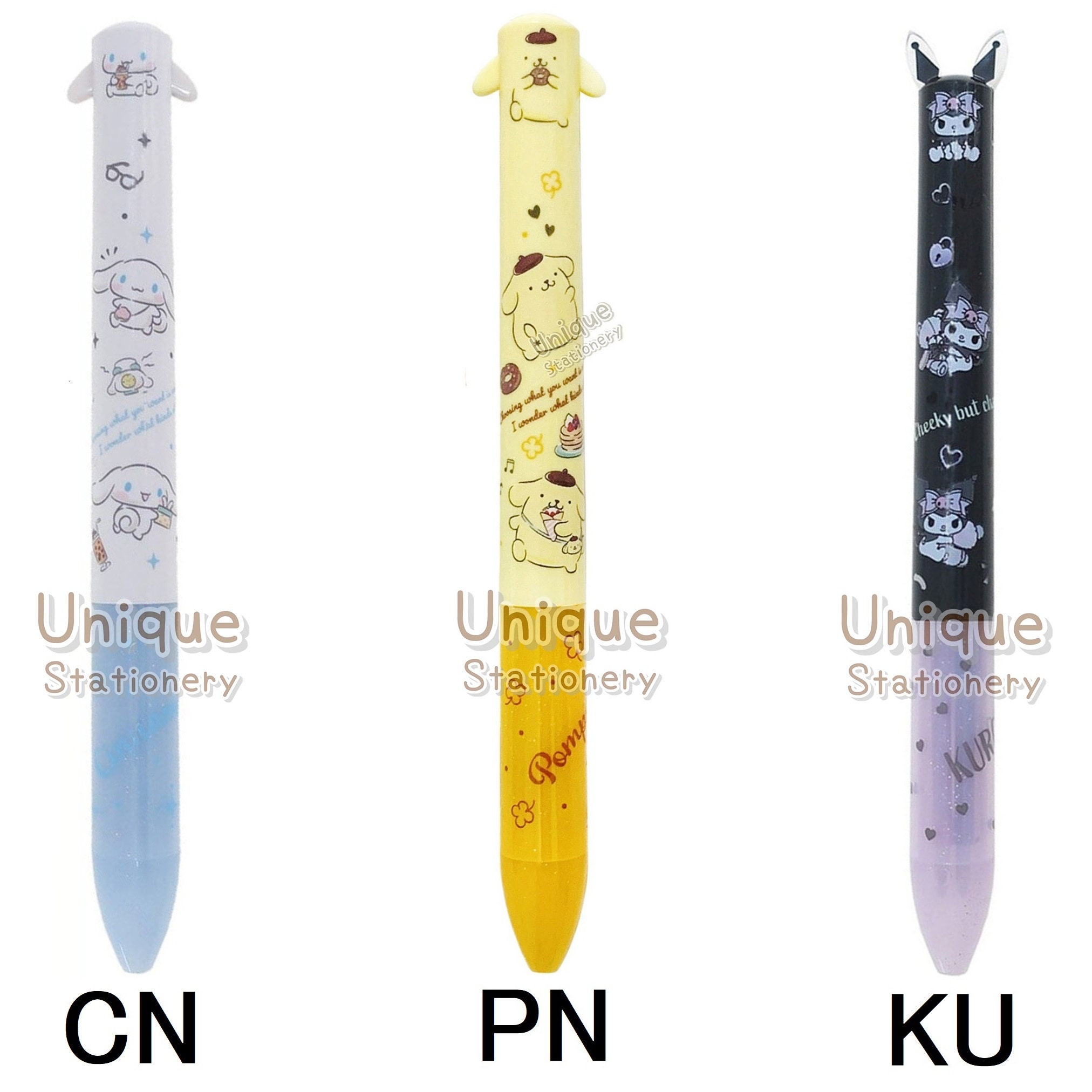 Funbox Mimi 2-way Ballpoint Pen Black & Red Ink Japanese