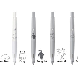 Limited Zebra Blen Black Ink 0.5mm Ballpoint Pen Green Flash