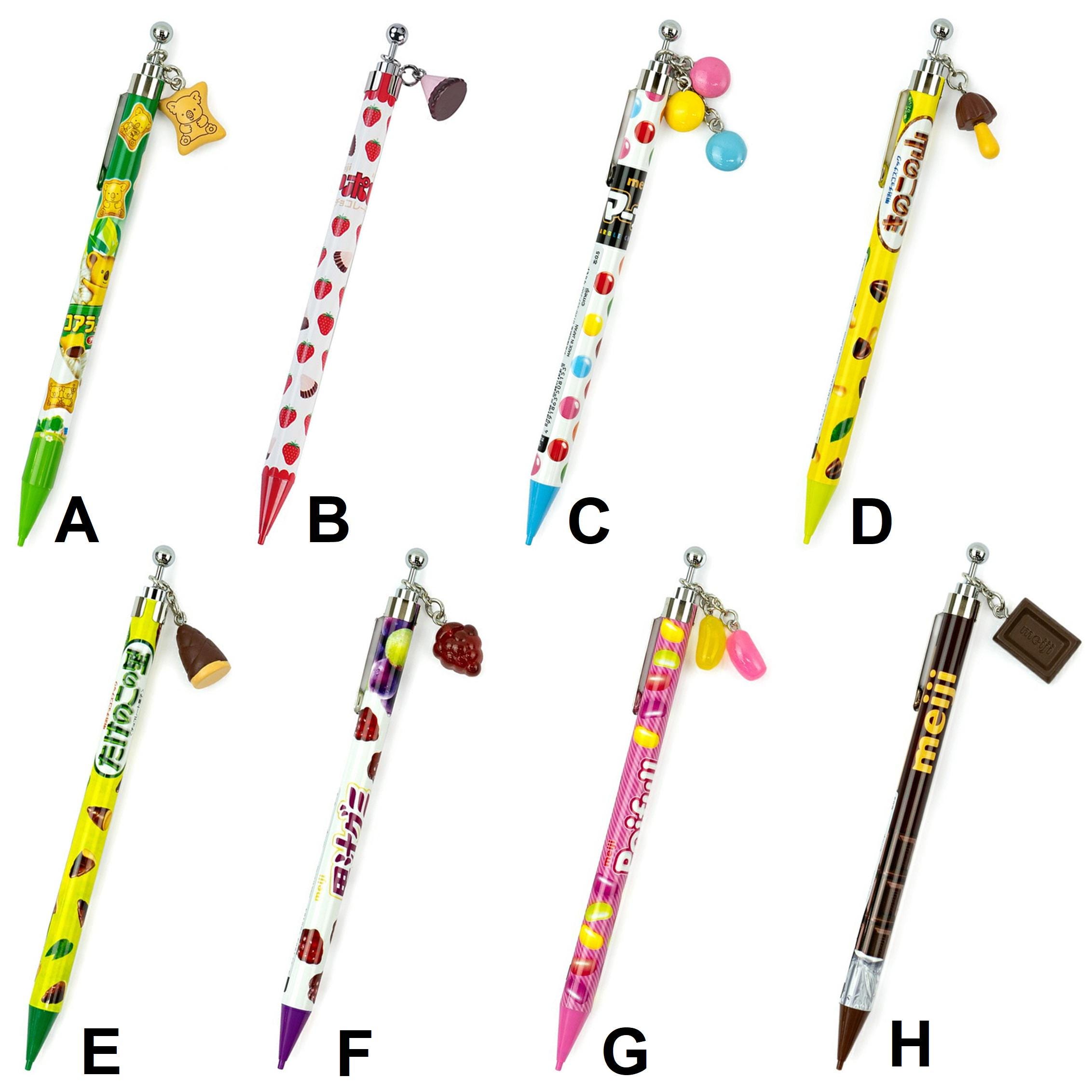 Meiji Snacks Japan Charm Mascot Mechanical Pencil APOLLO Chocolate