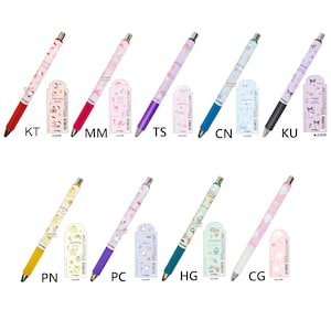 Bolígrafo de gel Pentel Energel de 0,5 mm, personajes de anime, kawaii, cómics, dibujos animados japoneses.
