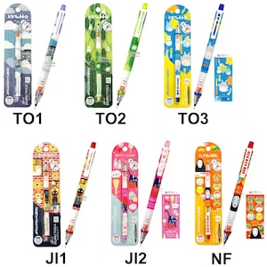 uni Kuru Toga 0,5mm Selbstschärfender Druckbleistift Studio Ghibli Totoro Kiki Jiji Schwarze Katze Chihiros Reise ins Zauberland No-Face Japan