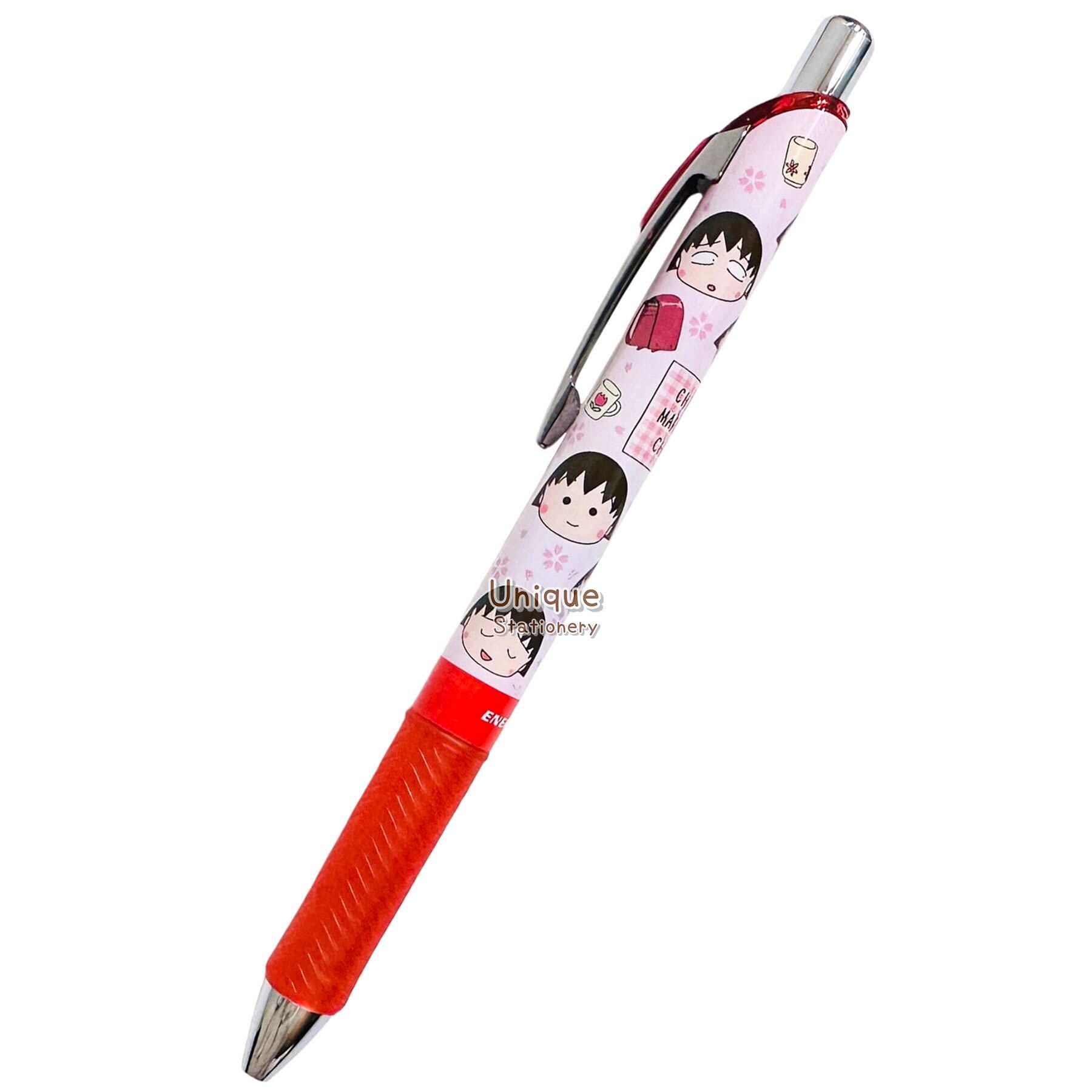 Limited Pentel Energel 0.5mm Black Ink Gel Pen Chibi Maruko Chan