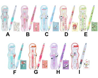 Pilot Dr.Grip CL Play Border 0.5mm Mechanical Pencil Snoopy Woodstock Charlie Brown Peanuts Comic Japan