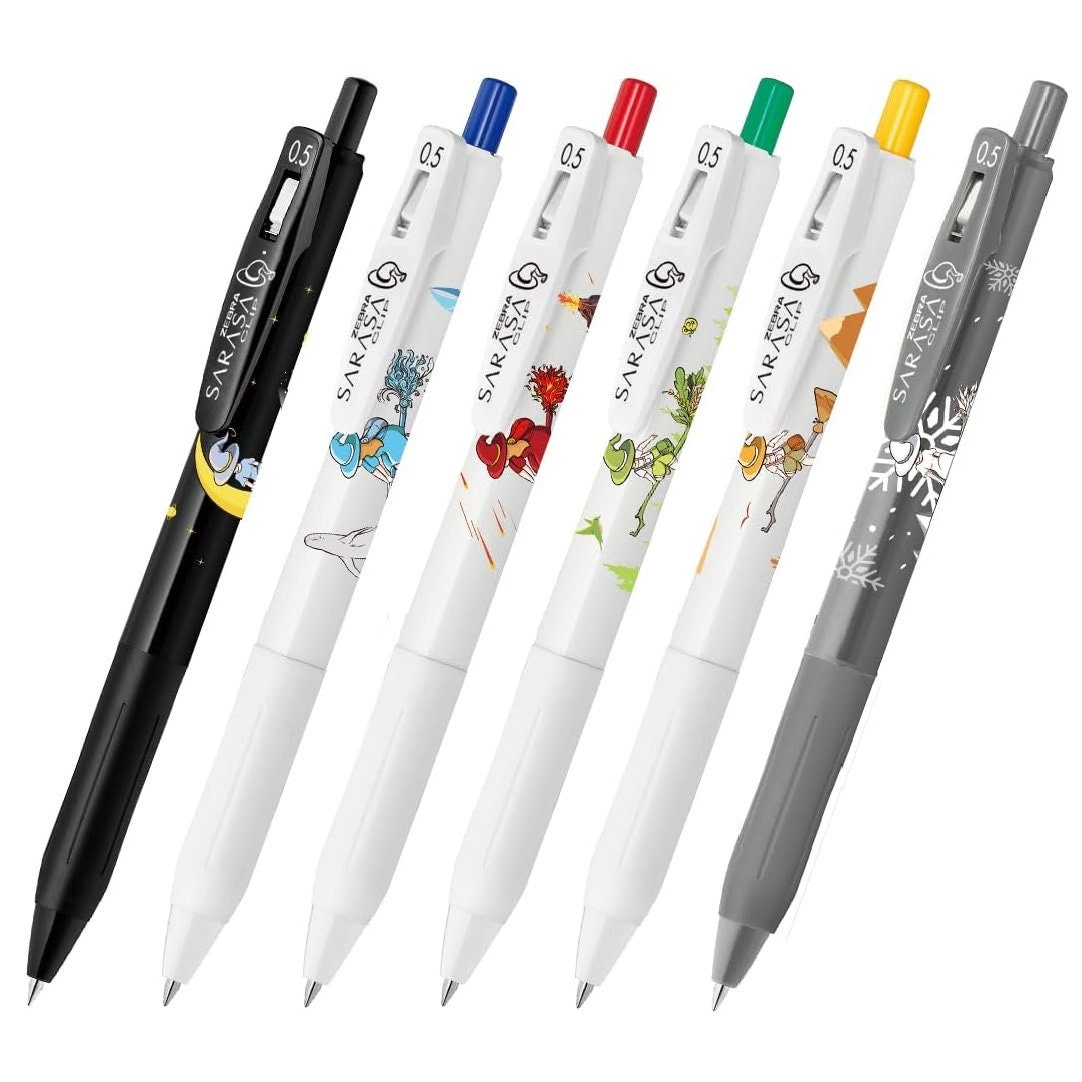 Amazon.com: Zebra 1 X Sarasa Push Clip Gel Ink Pen - 0.5 mm