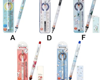 uni Kuru Toga 0.5mm Self-Sharpening Mechanical Pencil Snoopy Woodstock Charlie Brown Comic Japan