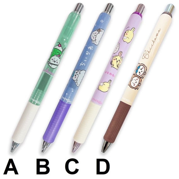 Pentel Energel 0.5mm Black Ink Gel Pen Chiikawa Hachiware Usagi Furuhonya  Kuri Manju Shisa Momonga Rakko Anoko Japan - Etsy