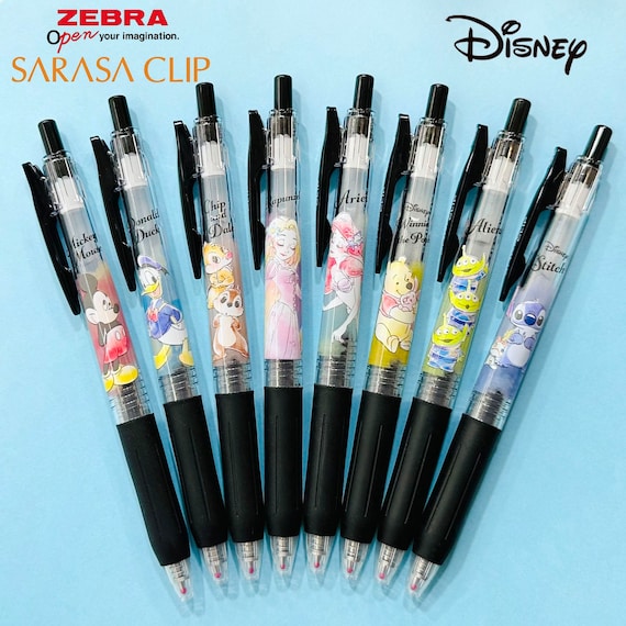 Zebra Sarasa 0.5mm Black Ink Gel Pen Disney Mickey Mouse