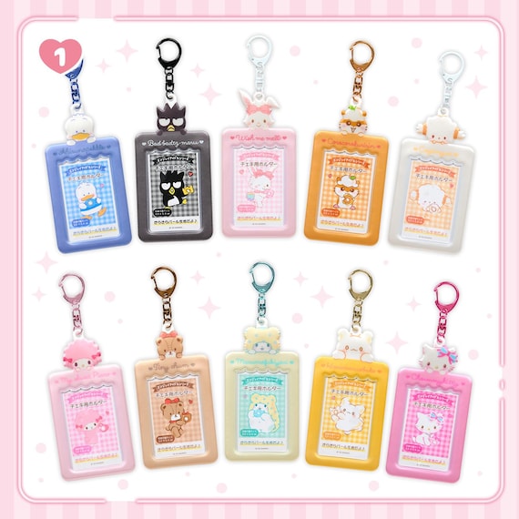 Characters Photo Keychain IC Card Holder Frame Japan Animation