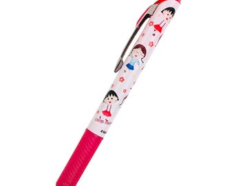Limited Pentel Energel 0.5mm Black Ink Gel Pen Chibi Maruko Chan