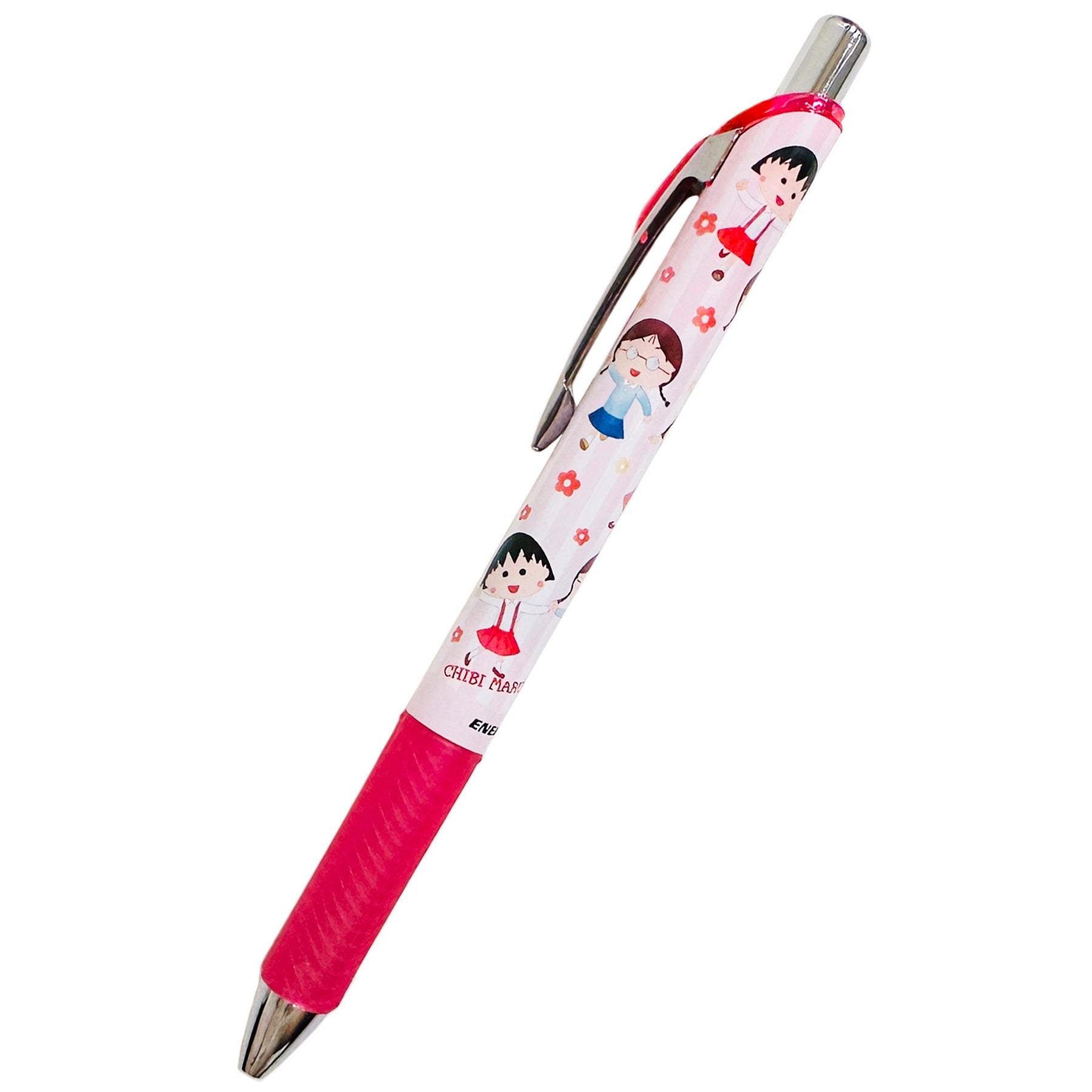 Limited Pentel Energel 0.5mm Black Ink Gel Pen Chibi Maruko Chan