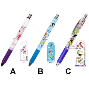 Pentel Energel 0.5mm Black Ink Gel Pen The Powerpuff Girls Japan