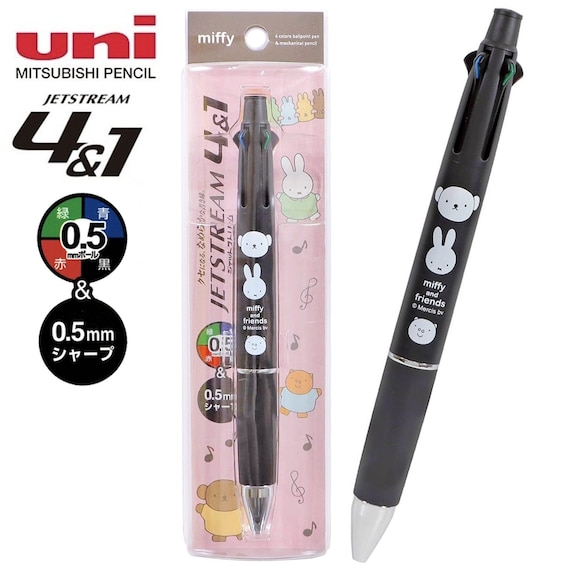 Uni Jetstream 4&1 5-way Multi Pen 4-color Ballpoint Pen Mechanical Pencil  Miffy Boris Rabbit Bear Japan - Etsy UK