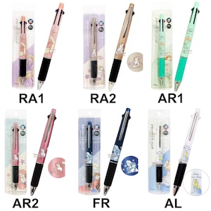 Stylo à bille multi-usages uni Jetstream 4&1 5 directions Porte-mines Princesses Disney La reine des neiges Elsa Raiponce Ariel Alice au pays des merveilles Japon