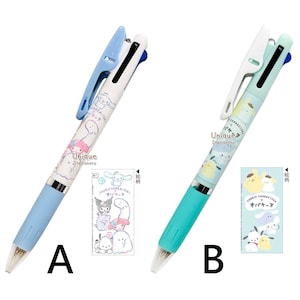 Characters x Obakenu Ghost Limited Mitsubishi Jetstream uni 0,5 mm 3-weg balpen Japan Animatie Anime Kawaii Strip Leuk Cartoon