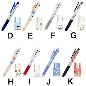 Pilot Frixion 3-weg 3 kleuren 0,38 mm uitwisbare balpen Snoopy Comic Woodstock Japan