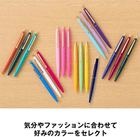 Bic Clic GOLD 0.7mm Ballpoint Pen With Black Ink - Etsy