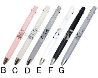 Bolígrafo multifunción Zebra bLen 3C de 3 colores, bolígrafo Snoopy, Woodstock, Charlie Brown, Lucy, Sally, Luck, Linus, Peanuts, hecho en Japón