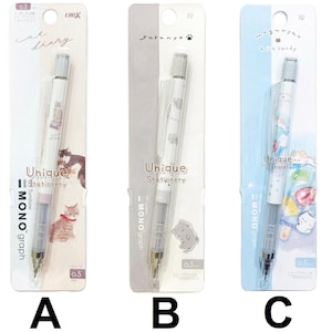 Cat TOMBOW MONO graph 0.5mm Mechanical Pencil Eraser Japan