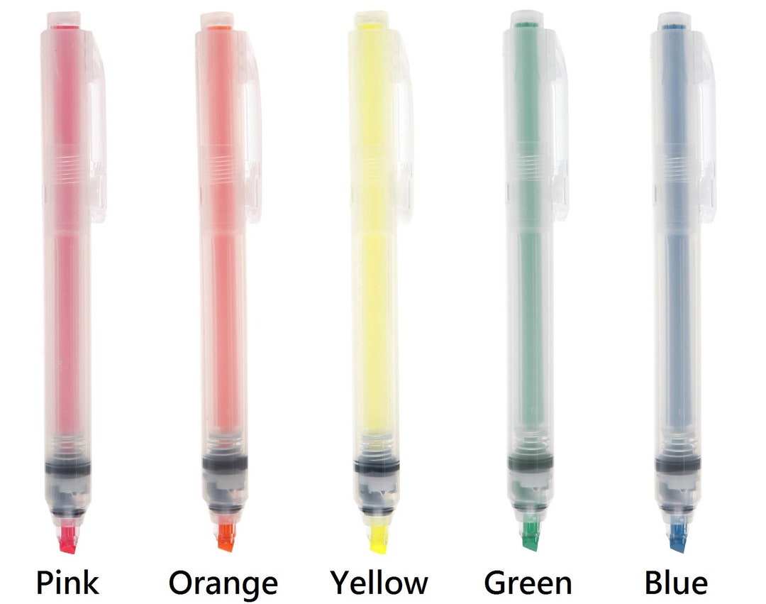 Muji 10 Colors 0.38mm 0.5mm 0.7mm Cap-type Gel Ink Ballpoint Pen Barrel  Refill Japan 