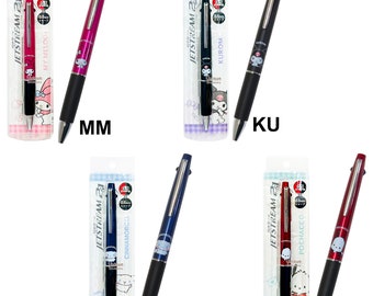 uni Jetstream 2&1 3-way Multi Pen 2-Color Ballpoint Pen Mechanical pencil Japanese Characters Animation Anime Kawaii Japan