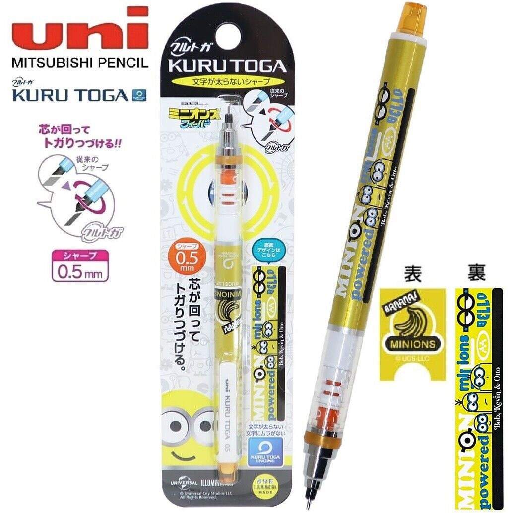 Uni Ball Kuru Toga 0.5mm Self Sharpening Mechanical Pencil Smoke Barrel  Single 12 Free Leads and 5 Free Erasers -  Norway