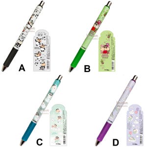 Limited Pentel Energel 0.5mm Black Ink Gel Pen Crayon Shinchan Japan Cartoon Anime Comic Manga Japan