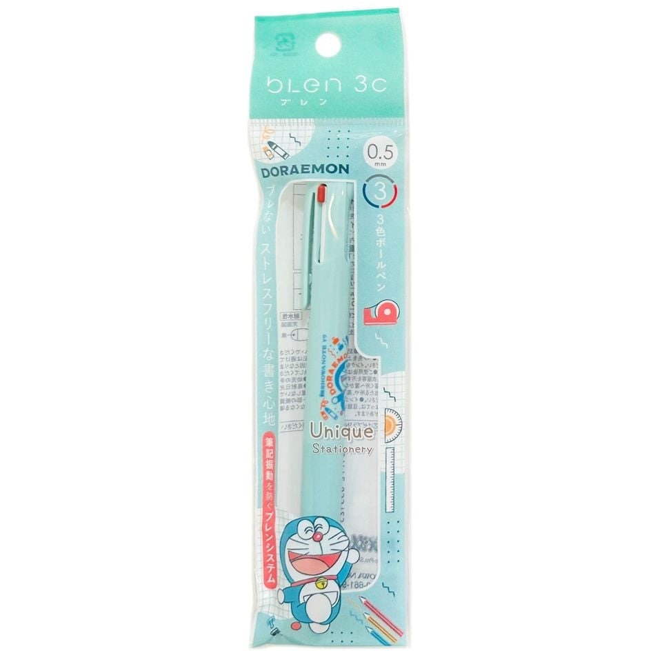 Zebra Blen 3C Multi Pen 3 Color Ballpoint Pen Pokemon Pikachu