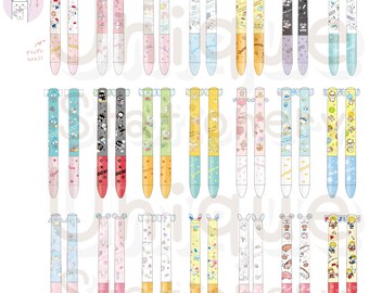 mimi2♡ Funbox Mimi 2-way Ballpoint Pen Black & Red Ink Japanese