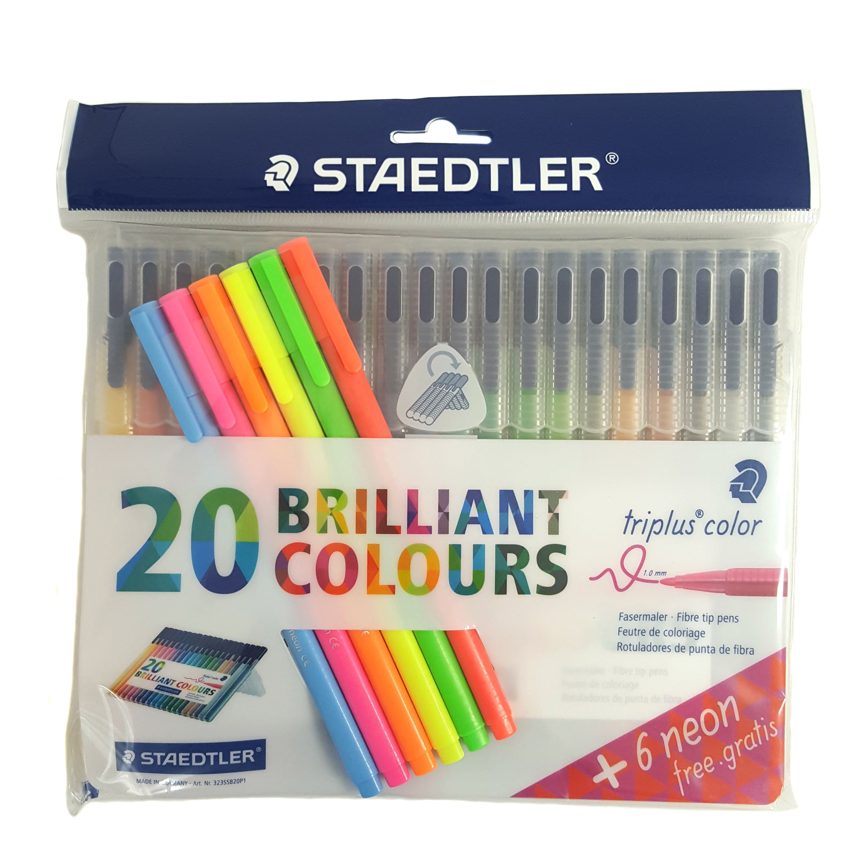 Staedtler Fibre-tip Pens Marker Coloring Pen Triplus 323 Noris 326 Noris  320 