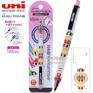 uni Kuru Toga 0.5mm Self-Sharpening 0.5mm Mechanical Pencil The Powerpuff Girls Japan