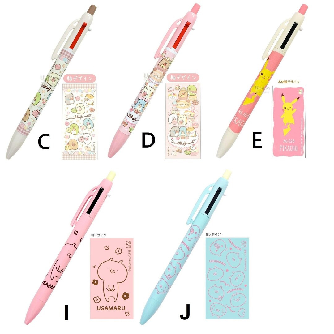 3-way Multi Pen 2-color Ballpoint Mechanical Pencil San-x Sumikko ...