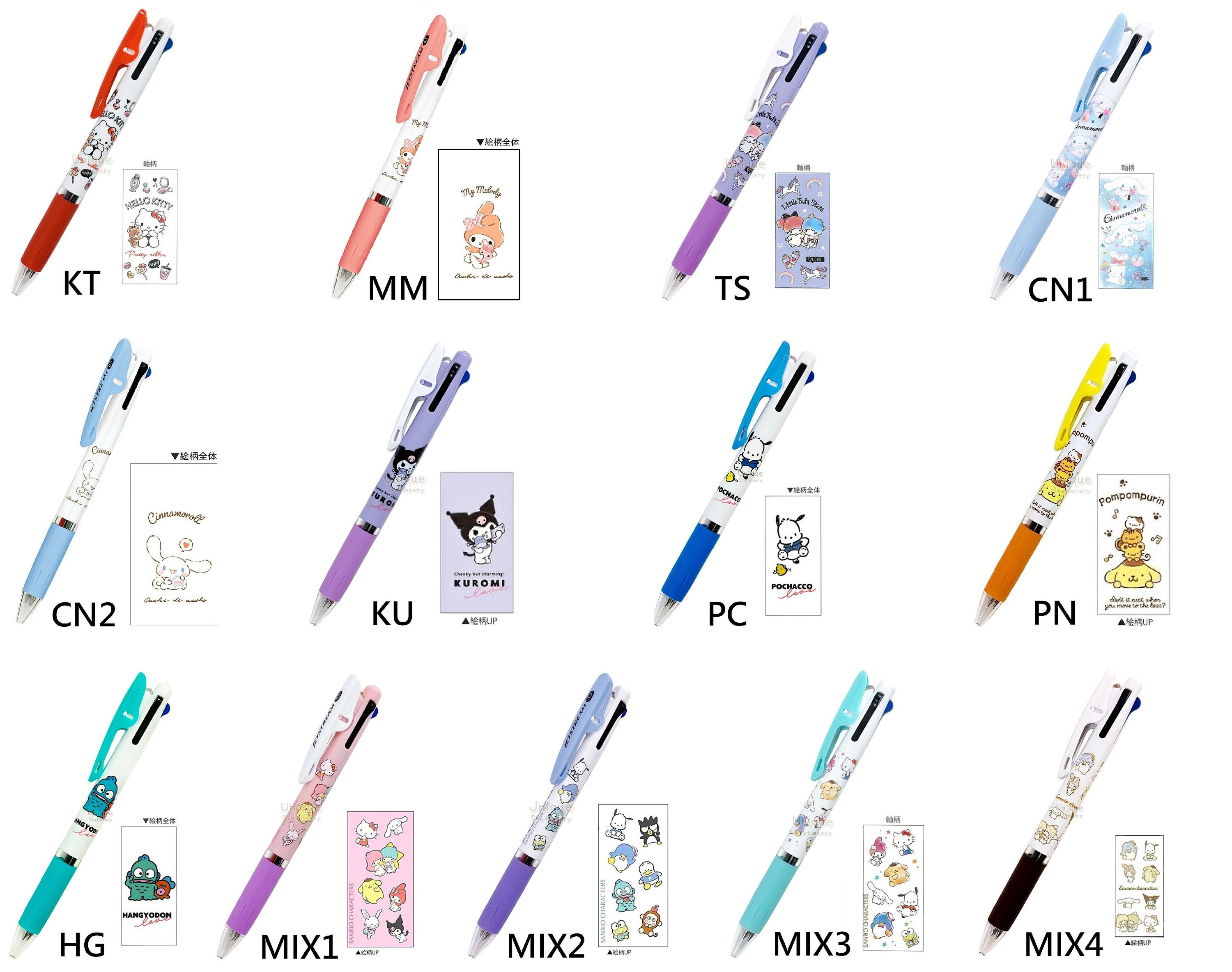 Disney Store Exclusive x Mitsubishi Pencil Uni Jetstream 3-Color Pen Holder  with Refills [Stitch] 4550424551733