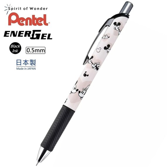 ぺんてる エナージェル 0.5mm 黒インク ゲルペン ディズニーストア限定